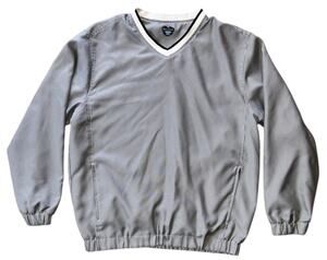 Pro Tour Cool Play Houndstooth V-Neck Golf Pullover Windbreaker Men's XL